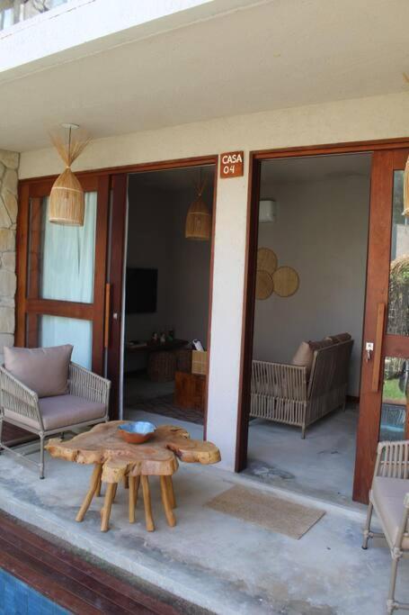 Casa De Luxo Na Praia Do Patacho - Cond. Azulu, Casa 04 Villa Pôrto de Pedras Exterior foto